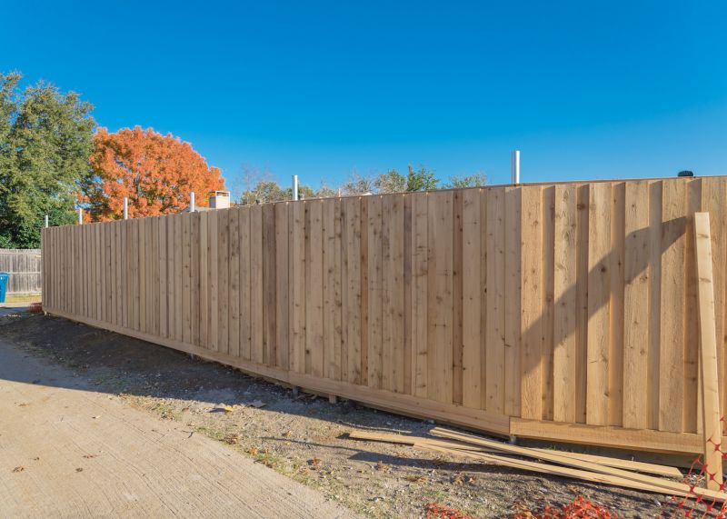 Modern Wooden Fence
